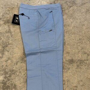 NWT Women’s Adidas Golf Novelty Stretch Crop Capri Pants 10 Blue Jay 576687